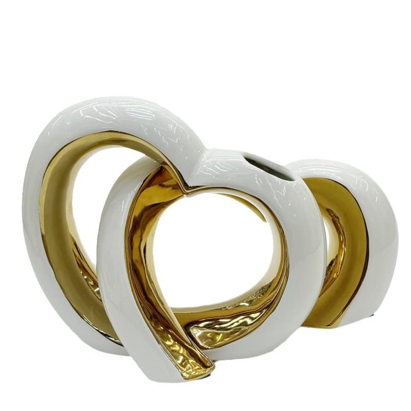 Platinum Loop Ceramic Vase Set detail 4