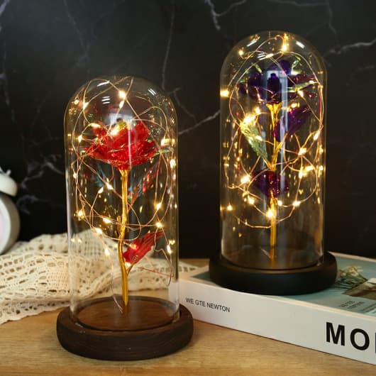 Preserved Flower Glass Dome