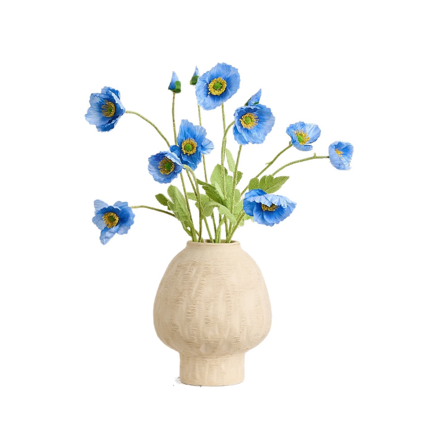 Wabi-Sabi Brushed Ceramic Vase Set detail 4