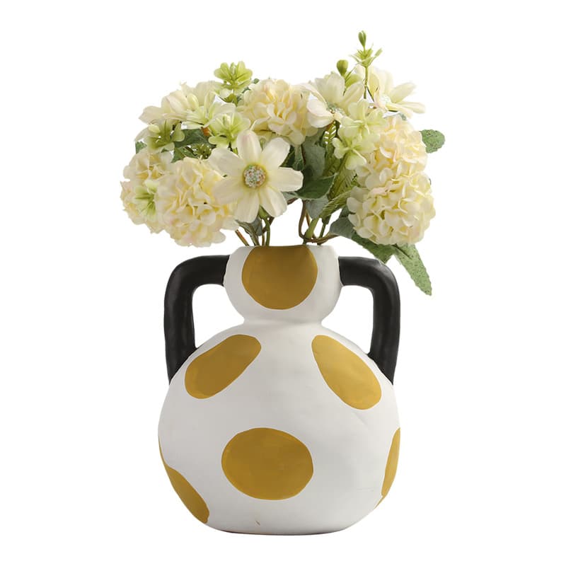 Cream Milk Pot Ceramic Vase Set detail 4