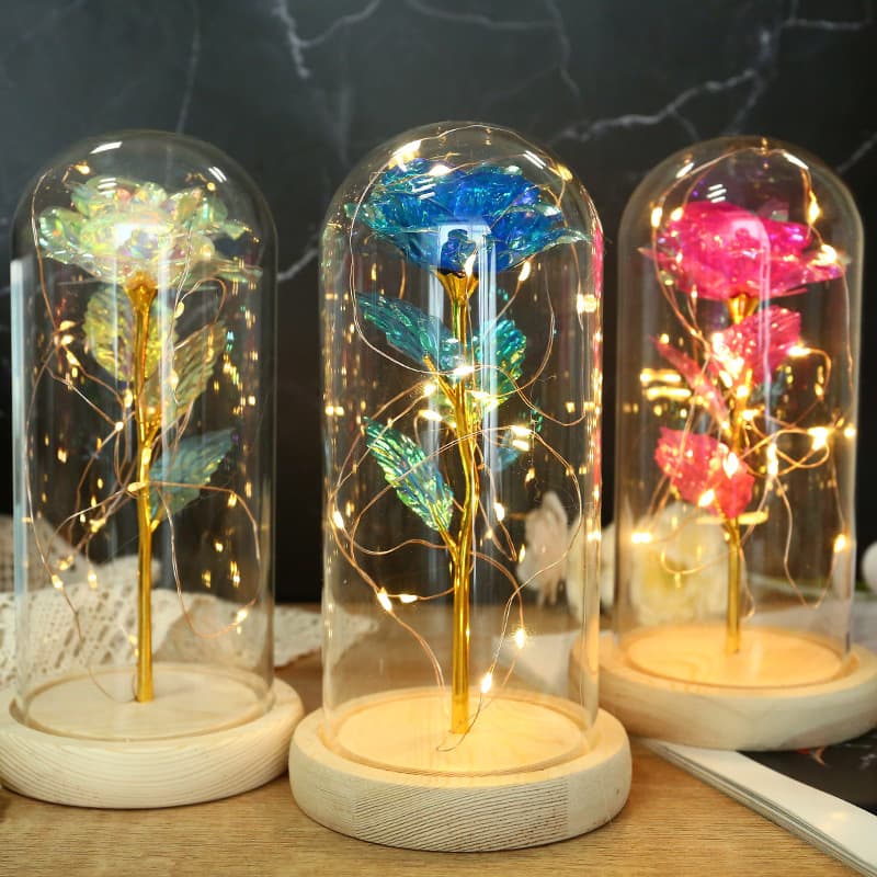 Preserved Flower Glass Dome detail 1